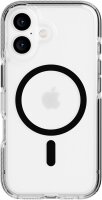 Tech21 EvoCrystal MagSafe Hülle für iPhone 16 - Schwarz