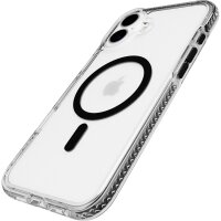 Tech21 EvoCrystal MagSafe Hülle für iPhone 16 Plus - Schwarz