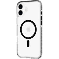 Tech21 EvoCrystal MagSafe Hülle für iPhone 16 Plus - Schwarz