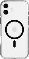 Tech21 EvoCrystal MagSafe Hülle für iPhone 16 Plus - Schwarz