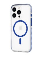 Tech21 EvoCrystal MagSafe Hülle für iPhone 16 Pro - Blau