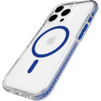 Tech21 EvoCrystal MagSafe Hülle für iPhone 16 Pro - Blau