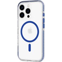 Tech21 EvoCrystal MagSafe Hülle für iPhone 16 Pro - Blau