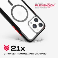 Funda Tech21 EvoPro MagSafe para iPhone 16 Pro Max - Negro transparente