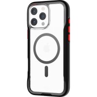 Funda Tech21 EvoPro MagSafe para iPhone 16 Pro Max - Negro transparente