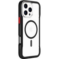 Funda Tech21 EvoPro MagSafe para iPhone 16 Pro Max - Negro transparente