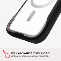 Tech21 EvoPro Funda MagSafe para iPhone 16 Pro - Negro transparente