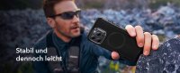 Custodia ESR Cyber Armor HaloLock con supporto Stash per Apple iPhone 16 Pro - Nero