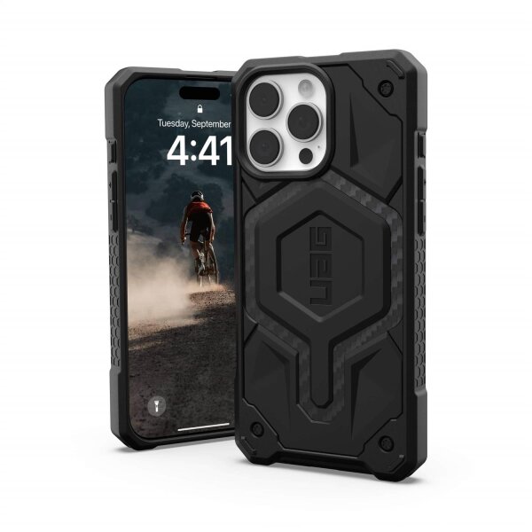 Urban Armor Gear UAG Monarch Case für Apple iPhone 16 Pro Max - Carbon