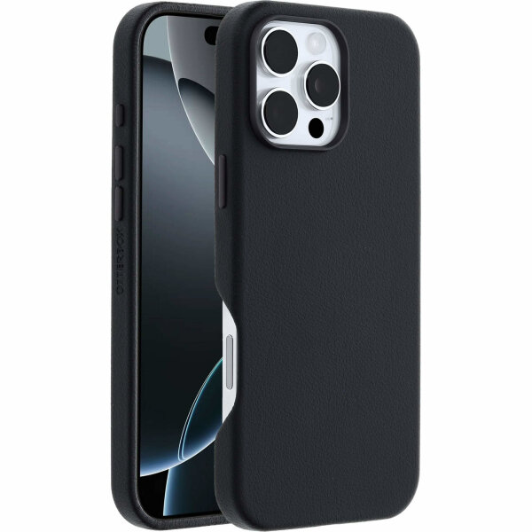 Funda de piel OtterBox Symmetry MagSafe Cactus iPhone 16 Pro Max Negro