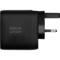 Native Union 67W USB-C PD 3-Port Fast GaN Wall Charger - Schwarz