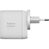 Native Union 67W USB-C PD 3-Port Fast GaN Wall Charger - Weiss