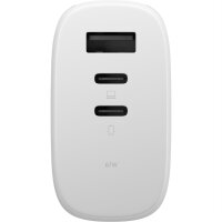 Native Union 67W USB-C PD 3-Port Fast GaN Wall Charger - Weiss