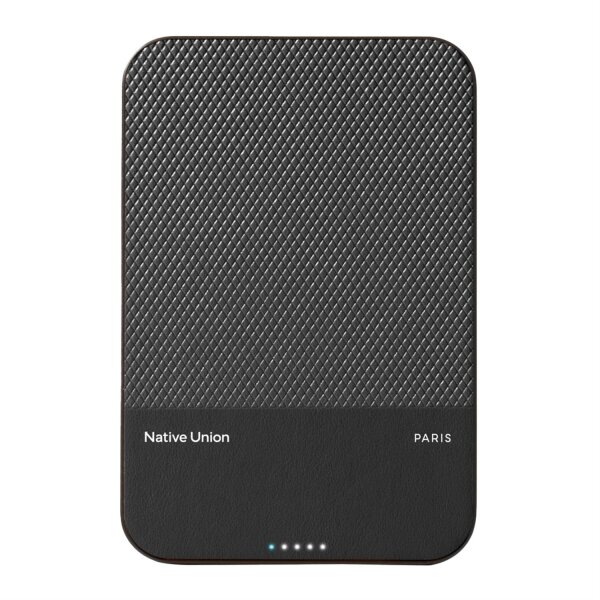 Native Union Classic Magnetic Power Bank 5000mAh - Schwarz