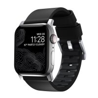 Nomad Active Leather Band Pro Armband Connector Silver...