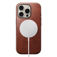 Nomad Modern Leather Case Hülle für iPhone 16 Pro - Olde Dublin Horween