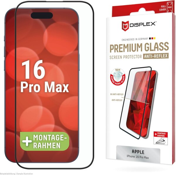 Displex Premium Glass Displayschutz für iPhone 16 Pro Max