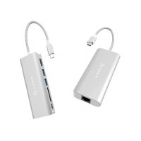 ADAM elements CASA Hub A01 6-in-1 für Apple MacBook & USB-C Notebooks - Silber