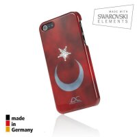 Diamond Cover Flag Case für Apple iPhone 5 und 5S - Türkei