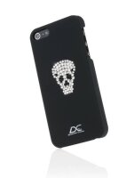Diamond Cover Skull Case für Apple iPhone 5 und 5S in Schwarz