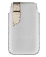 4-OK Handytasche Strip - Creme / Beige (T7)