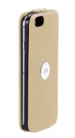 Just Mobile SpinCase für Apple iPhone 6, drehbares Case und Stand - Beige