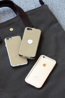 Just Mobile SpinCase für Apple iPhone 6, drehbares Case und Stand - Beige