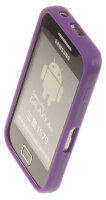 4-OK Silikon Tasche SiliColors für Samsung Galaxy Ace S5830 - Lila