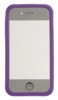 Silikon Tasche SiliColors für Apple iPhone 4 und 4S - Lila