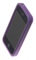 Silikon Tasche SiliColors für Apple iPhone 4 und 4S - Lila
