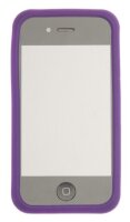 Silikon Tasche SiliColors für Apple iPhone 4 und 4S - Lila