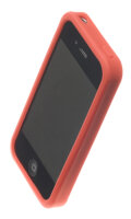 Silikon Tasche SiliColors für Apple iPhone 4 und 4S - Rot