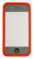 Silikon Tasche SiliColors für Apple iPhone 4 und 4S - Rot