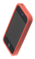 Silikon Tasche SiliColors für Apple iPhone 4 und 4S - Rot