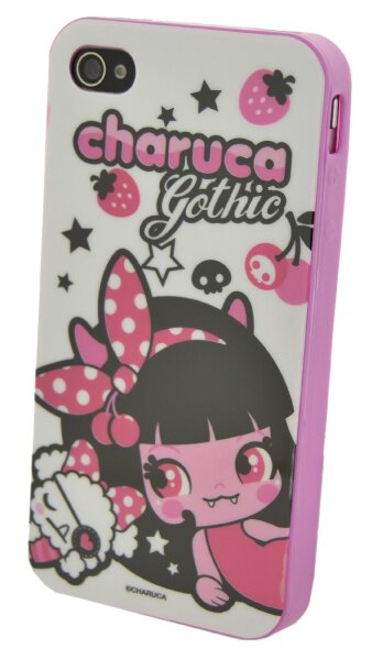Charuca Gothic Cover für Apple iPhone 4 und 4S - Weiss