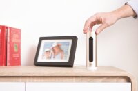 Netatmo Welcome - IP-Sicherheitskamera - Indoor - Verkabelt & Kabellos - Tisch/Bank - Schwarz - Gold - Aluminium