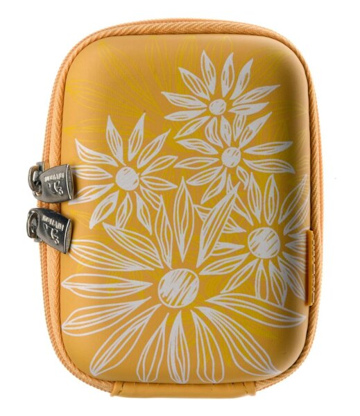 Riva 7023 PU Digital Case Gelb Blumen