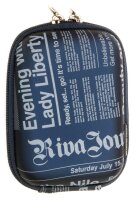 Riva 7023 PU Digital Case Dunkelblau Newspaper
