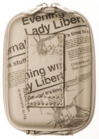 Riva 7023 PU Digital Case Silber Newspaper