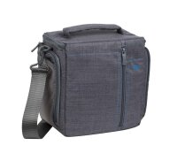 RivaCase 7503 Large SLR Canvas Tasche - Grau