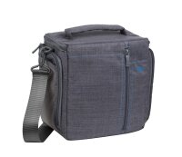 RivaCase 7503 Large SLR Canvas Tasche - Grau
