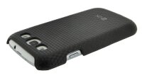 4-OK Cover für Samsung Galaxy S3 i9300 in Carbon Schwarz
