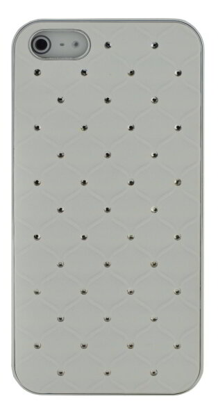4-OK Cover Diamant Weiss und Silber für Apple iPhone 5