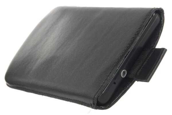 TelOne Special Handytasche Leder - Schwarz