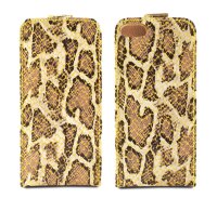 TammyB Reptilia Tasche für Apple iPhone 5 in Gelb