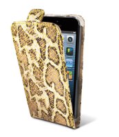 TammyB Reptilia Tasche für Apple iPhone 5 in Gelb