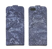 TammyB Reptilia Tasche für Apple iPhone 5 in Blau
