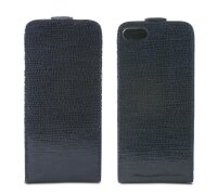 TammyB Reptilia Tasche für Apple iPhone 5 in Dunkelblau