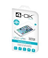 4-OK Schutzfolie Tempered Glas für Samsung Galaxy Alpha