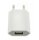 4-OK USB Home 1A in Weiss